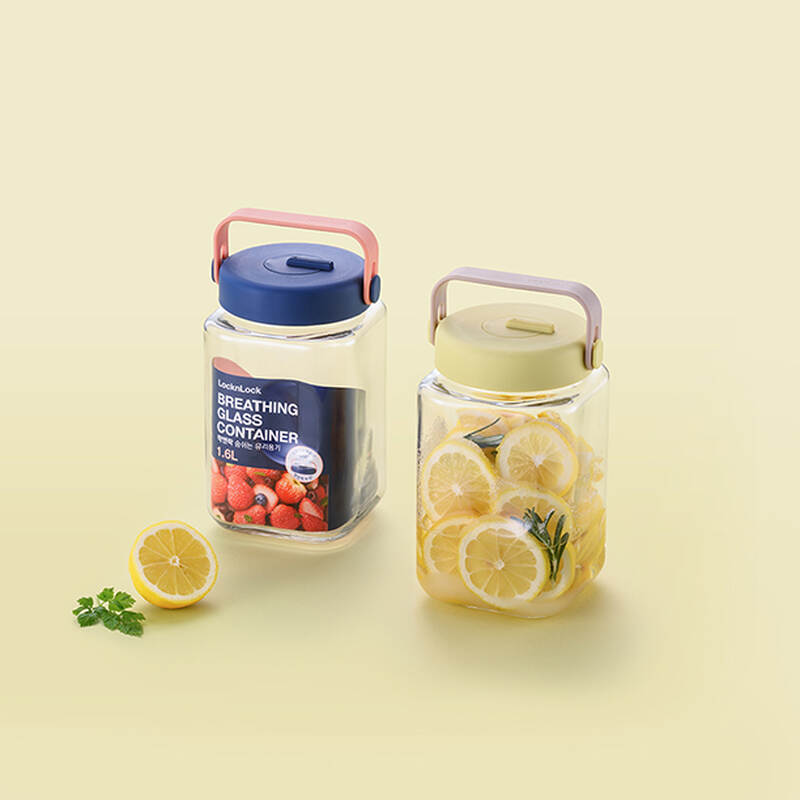 Hủ thủy tinh Breathing Canister 1.6L, dùng lên men thực phẩm - LocknLock - LNG552 image number null